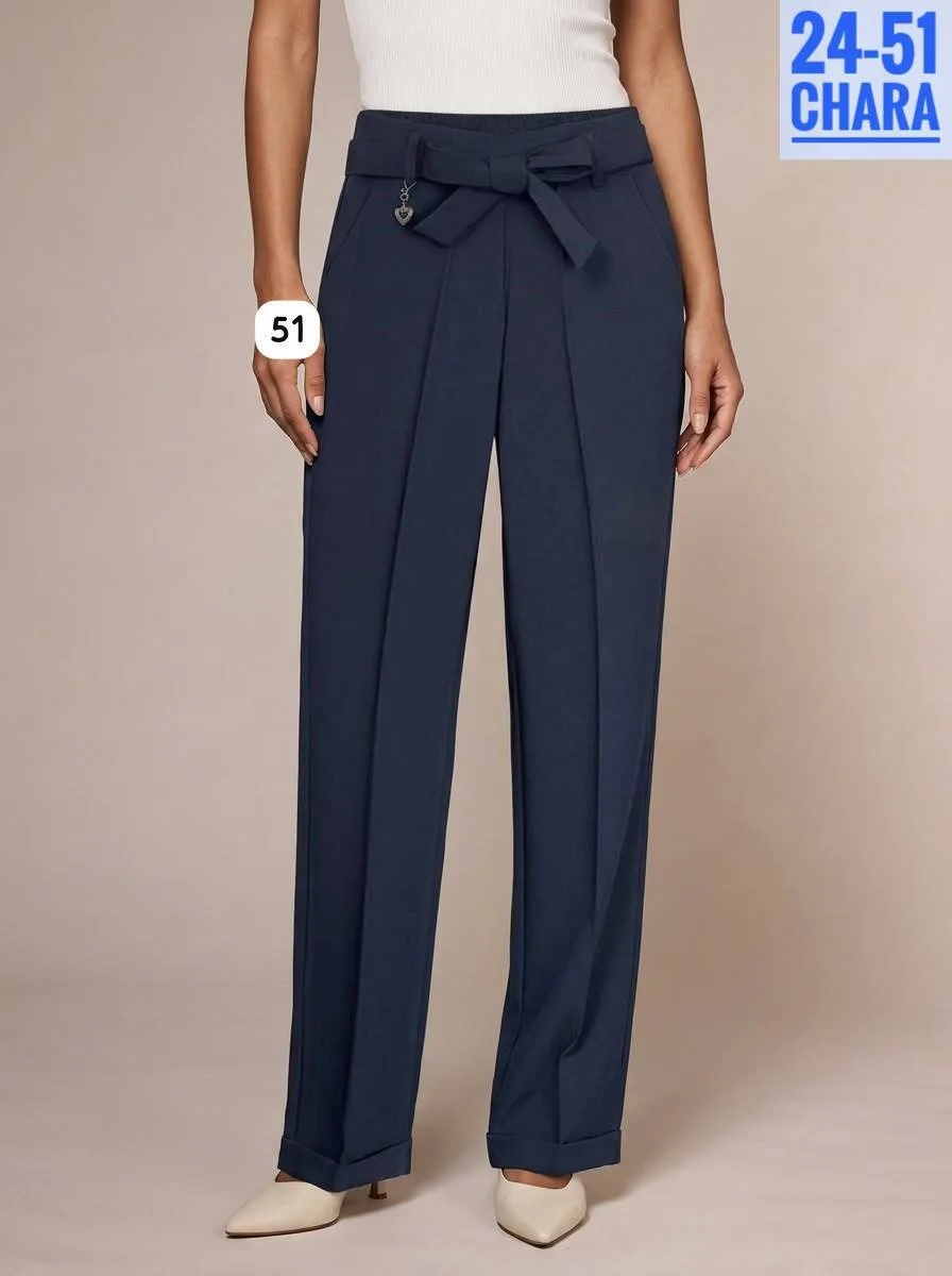 Женские брюки из ткани Барби — фото 16