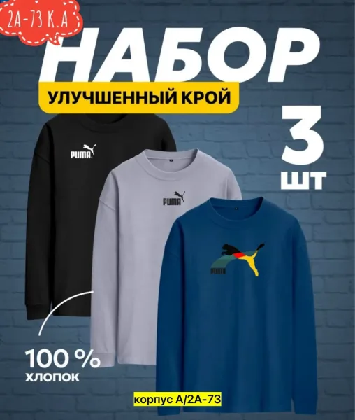 Мужская футболка из 100 хлопка — фото 1