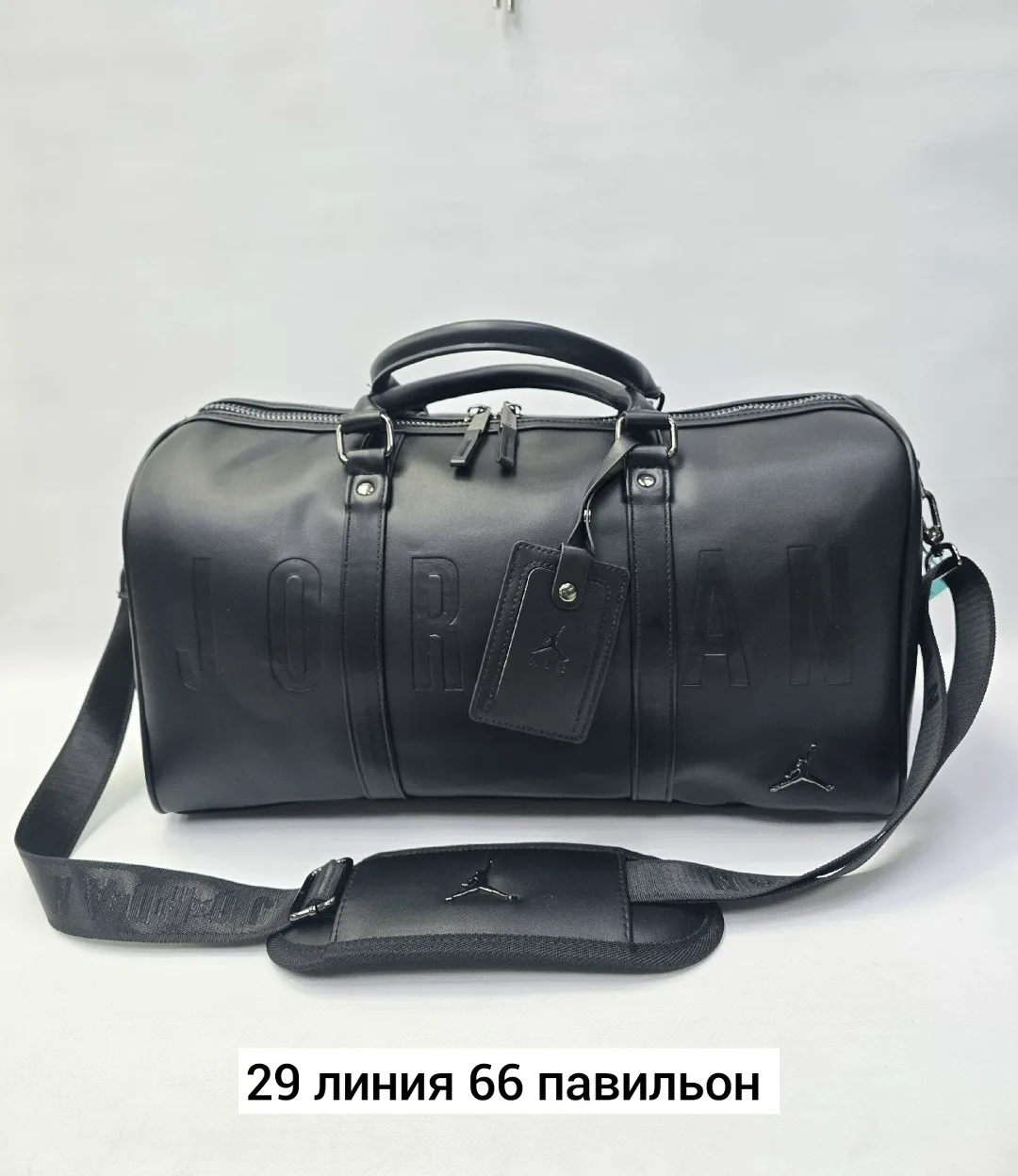 Спортивная сумка из дорогой эко-кожи — фото 5