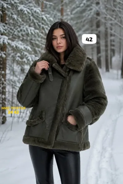 Шуба из искусственного меха — фото 2