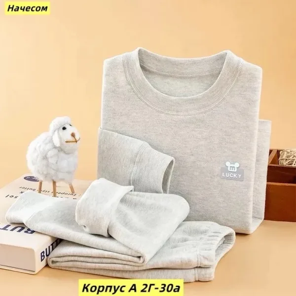 Футболка Тёплый комплект: лонгслив + штаны — фото 8