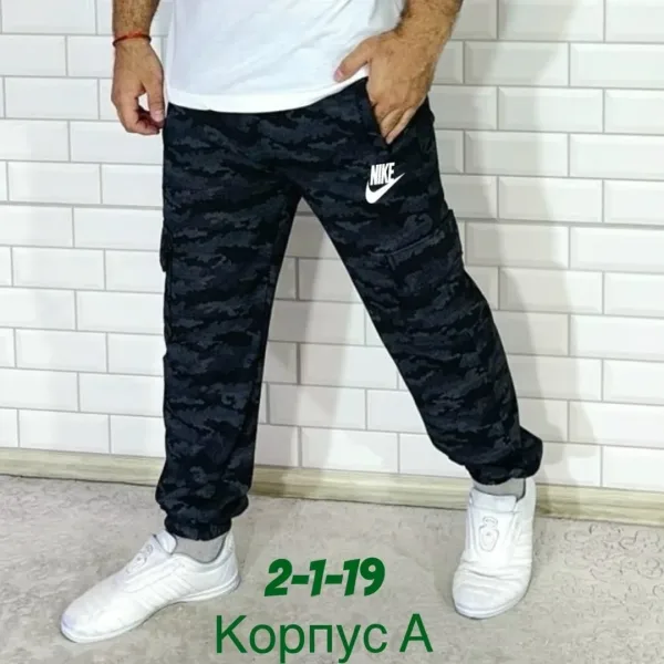 Спортивные брюки из эластана — фото 7