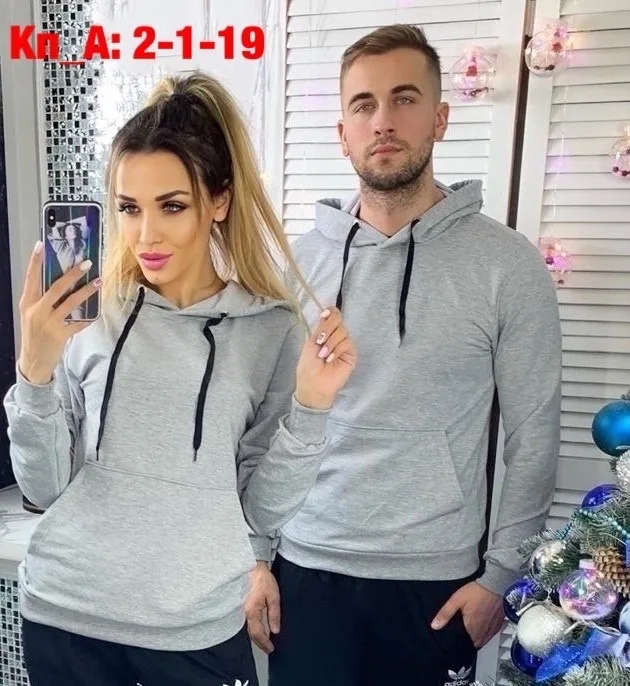 Мужской худи из двухниточного трикотажа — фото 19