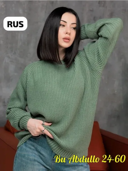 Новинкий вязний кофта — фото 2
