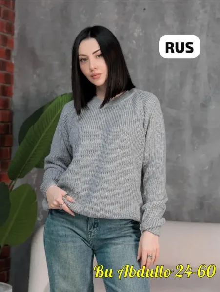 Новинкий вязний кофта — фото 6