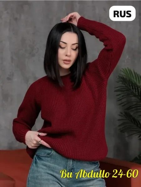 Новинкий вязний кофта — фото 12