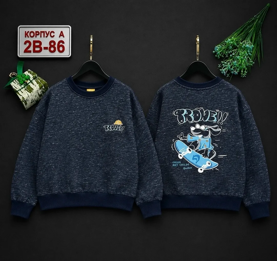 Толстовка из качественной ткани — фото 8