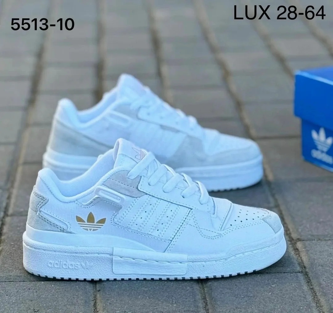 Кеды Adidas из натуральной кожи — фото 2