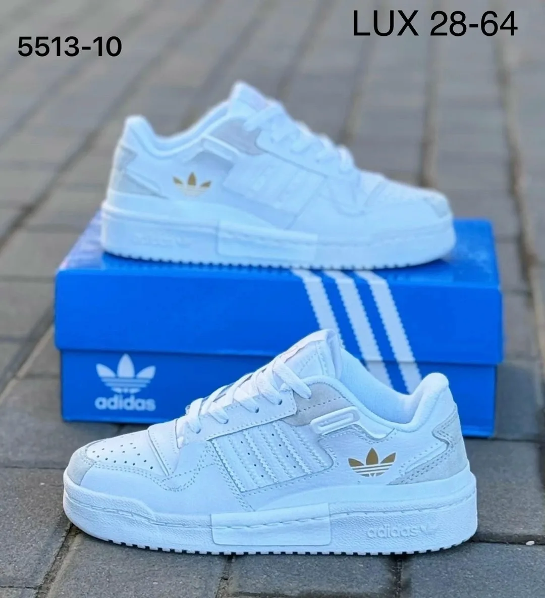 Кеды Adidas из натуральной кожи — фото 3