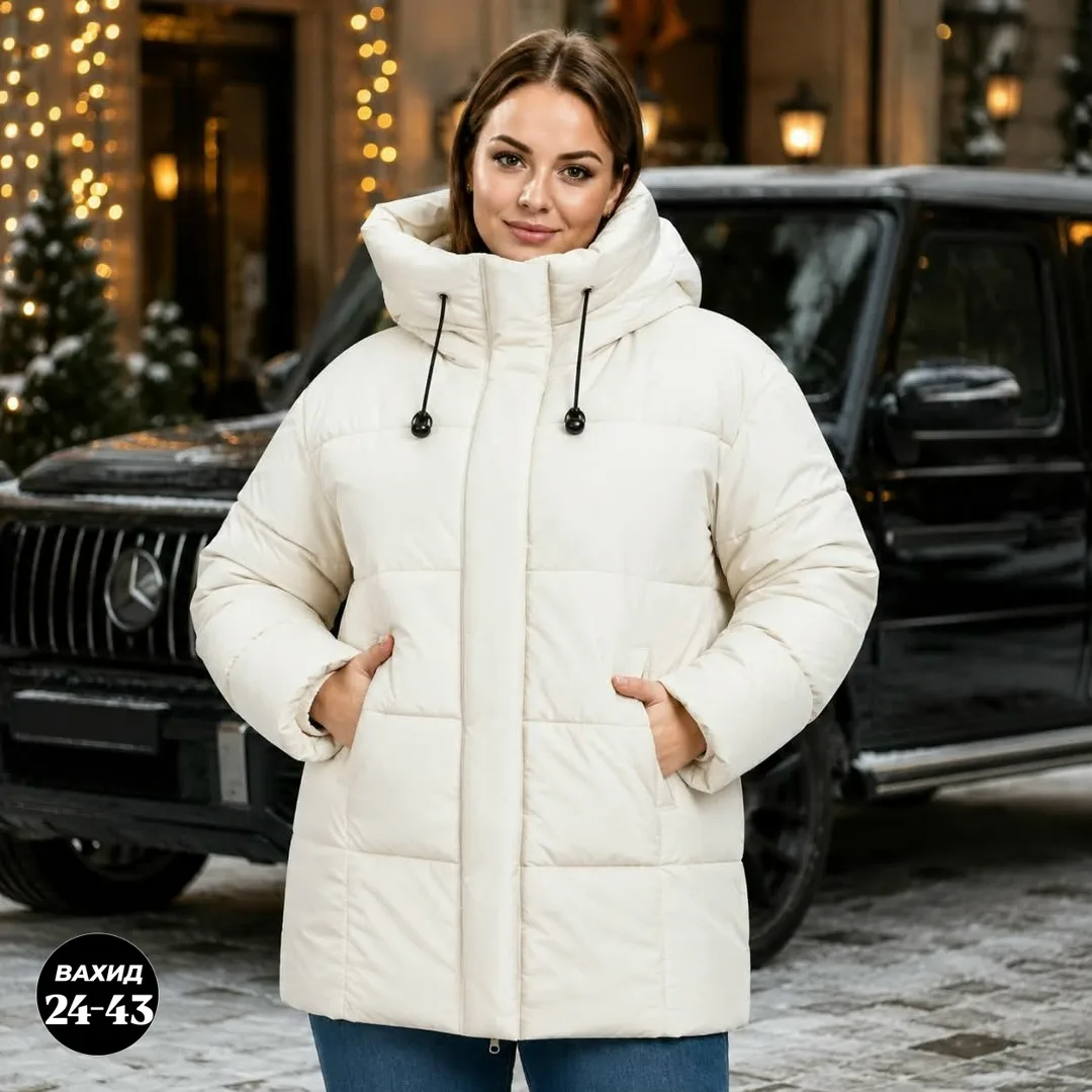 Модная куртка из ткани — фото 1