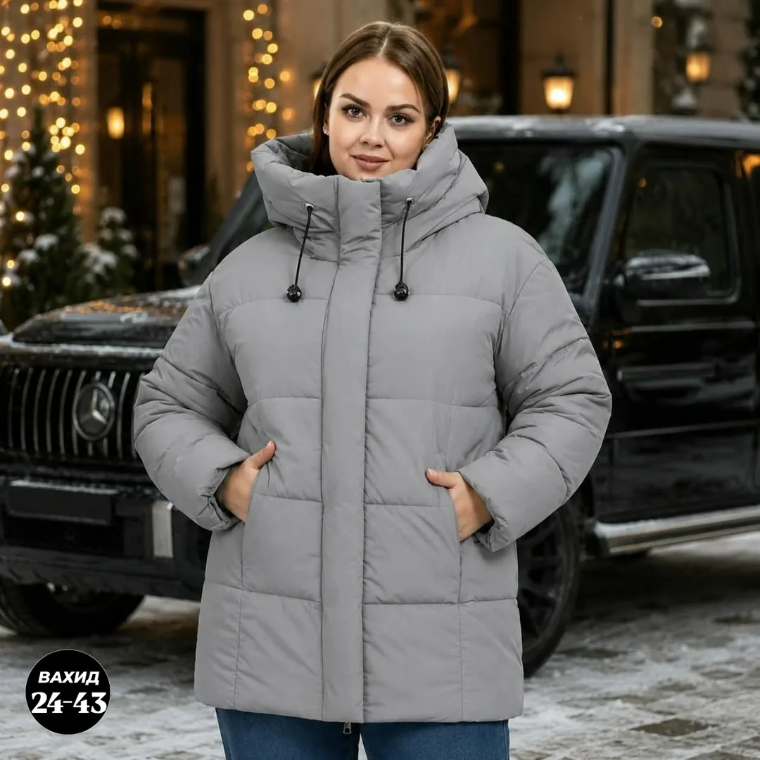 Модная куртка из ткани — фото 8