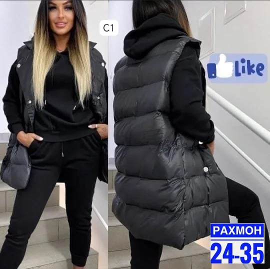 Жилетка флис Синий — фото 2
