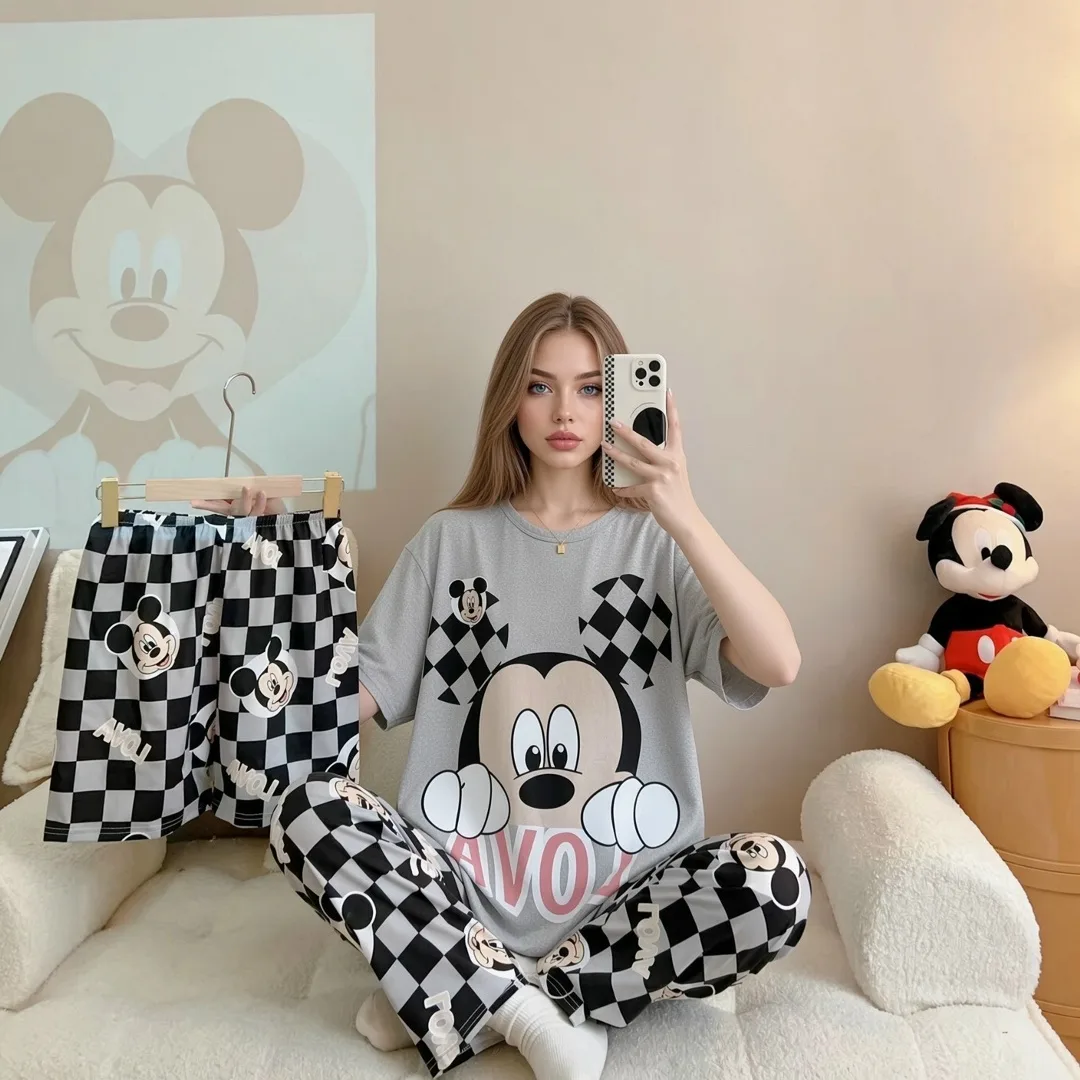 В продаже женские пижамы пижама женская с брюками и шортами — фото 1