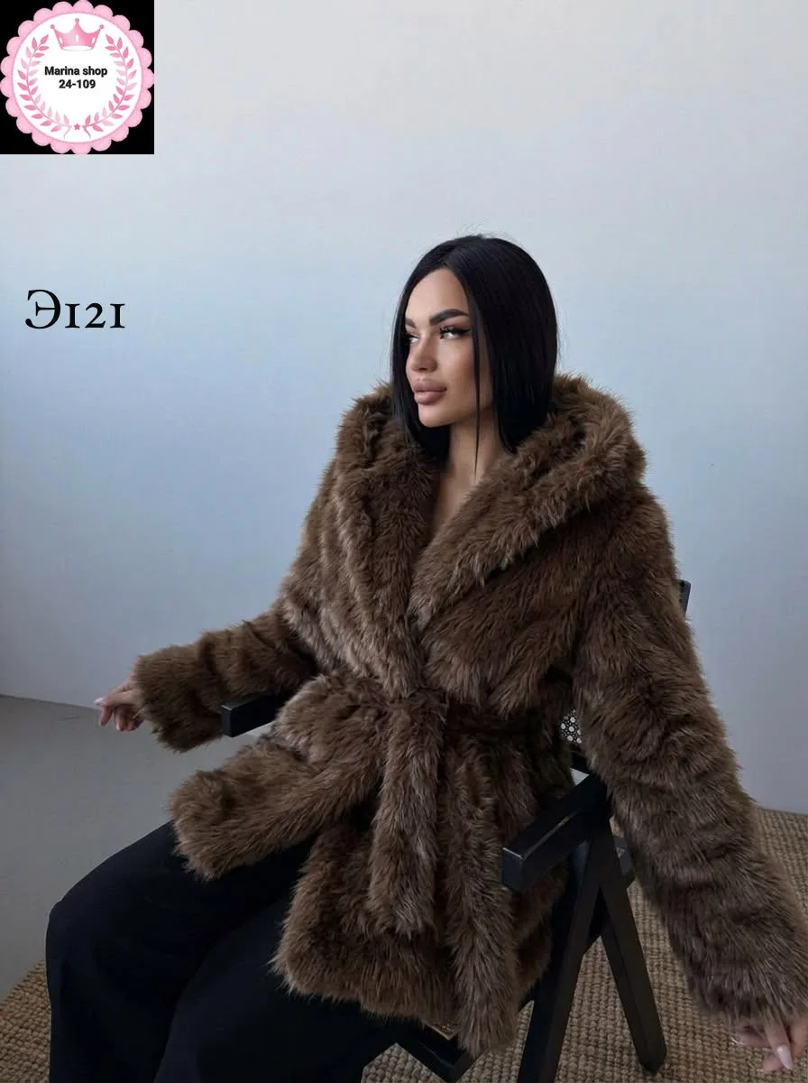 Пальто из ткани норка — фото 4