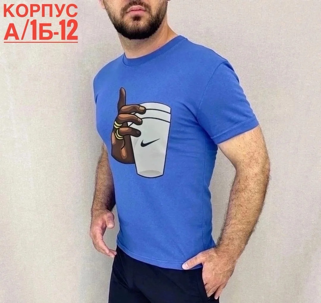 Мужская футболка из 100 хлопка — фото 1