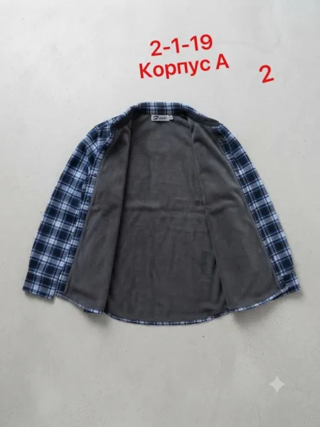Рубашка из хлопка и полиэстера — фото 19