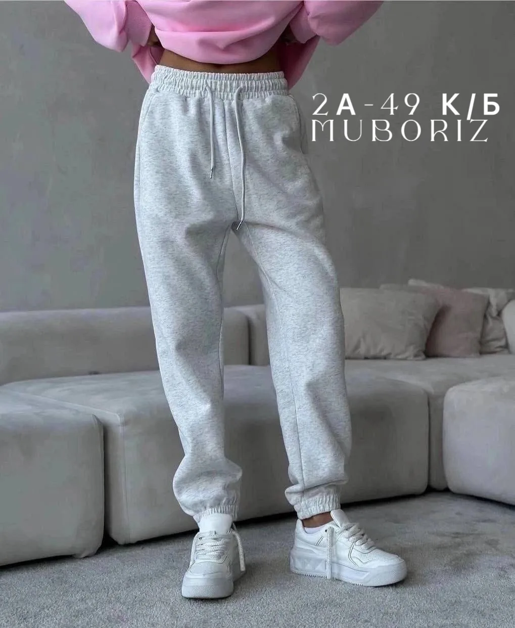 Женский спортивный костюм из двухнитки турецкого производства — фото 8
