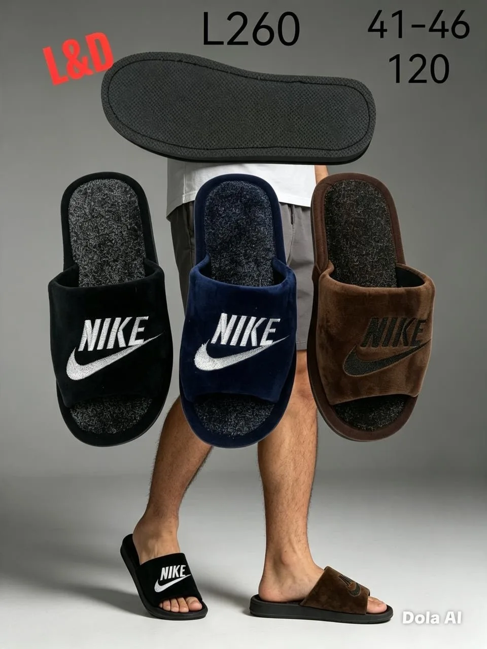 Модель мужские тапочки — фото 2