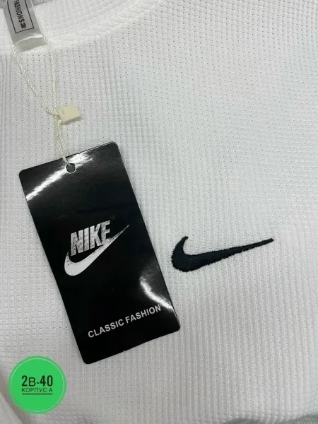 Костюм двойка из ткани хлопок с вышивкой Nike — фото 7