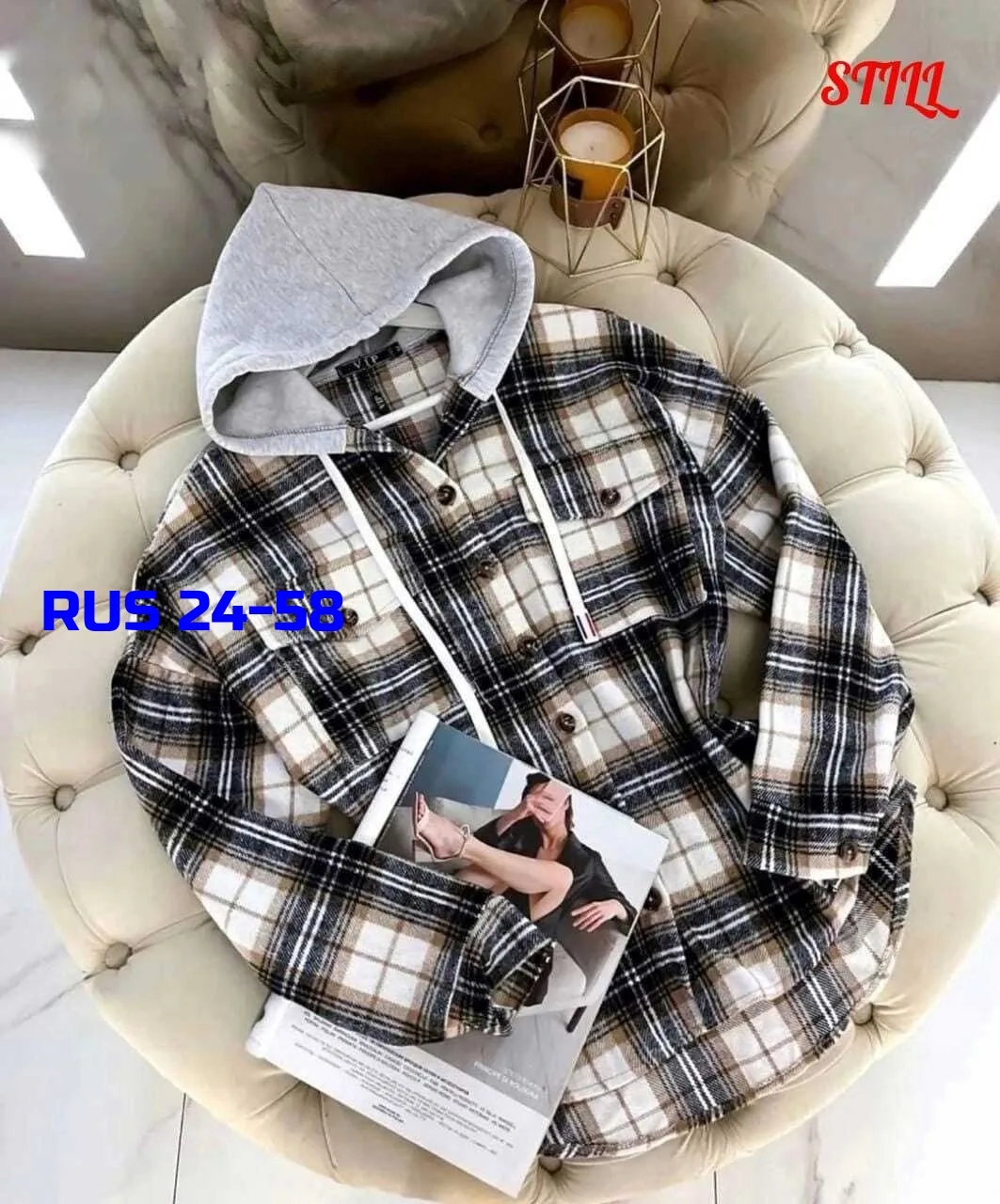 Рубашка из кашемира — фото 1