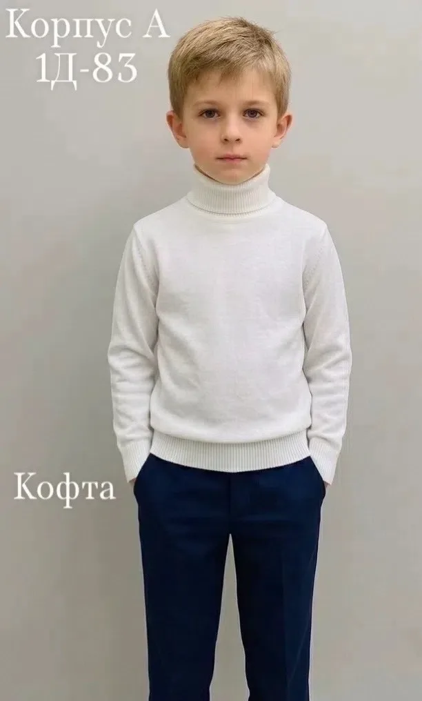 Водолазка из качественного свитерного материала — фото 5