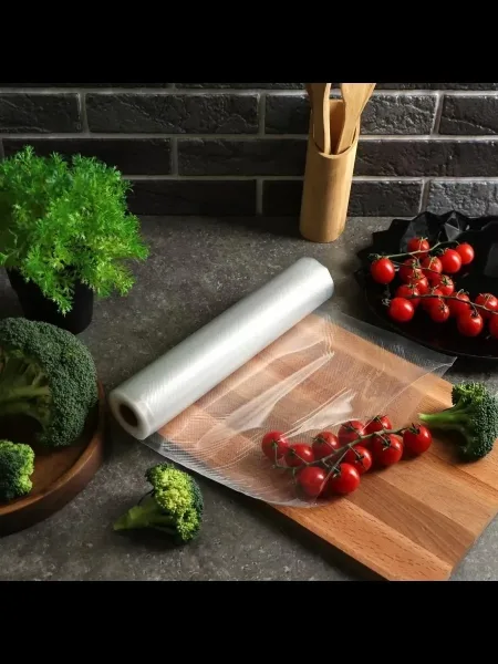 Пакеты для вакууматора рифленые, вакуумные рулоны 28х500 см — фото 9