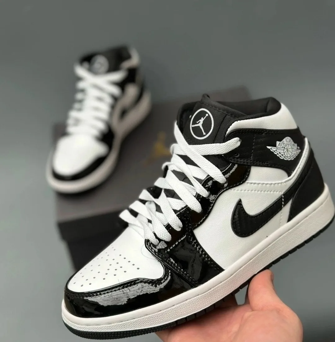Кожаные кроссовки Air Jordan — фото 1