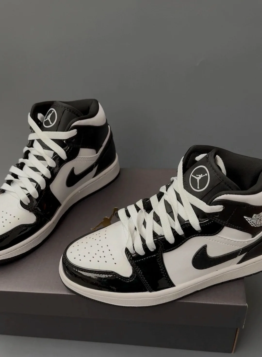 Кожаные кроссовки Air Jordan — фото 3