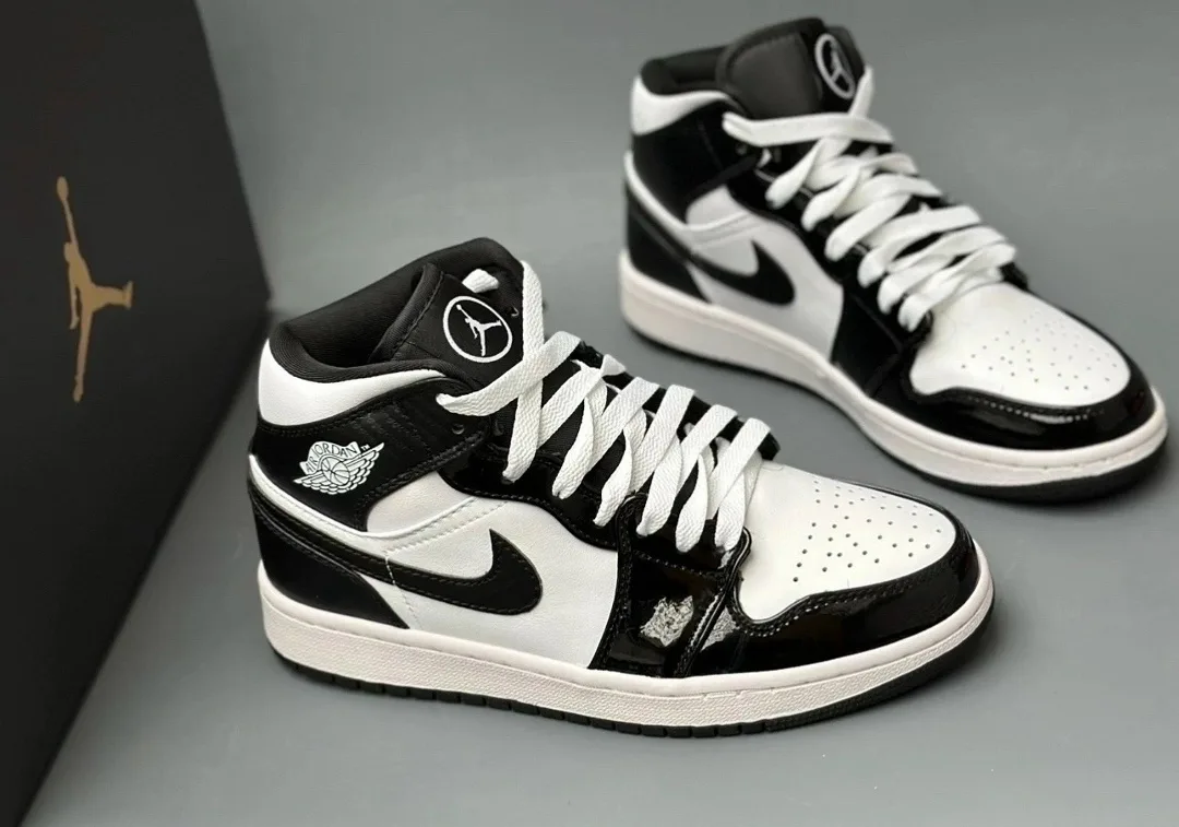 Кожаные кроссовки Air Jordan — фото 8