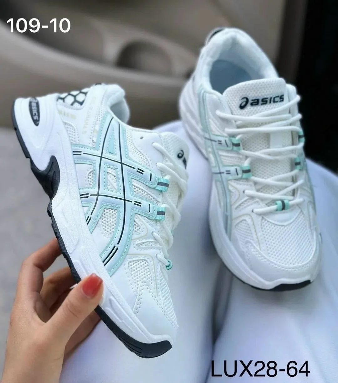 Кроссовки женские ASICS из экокожи — фото 2