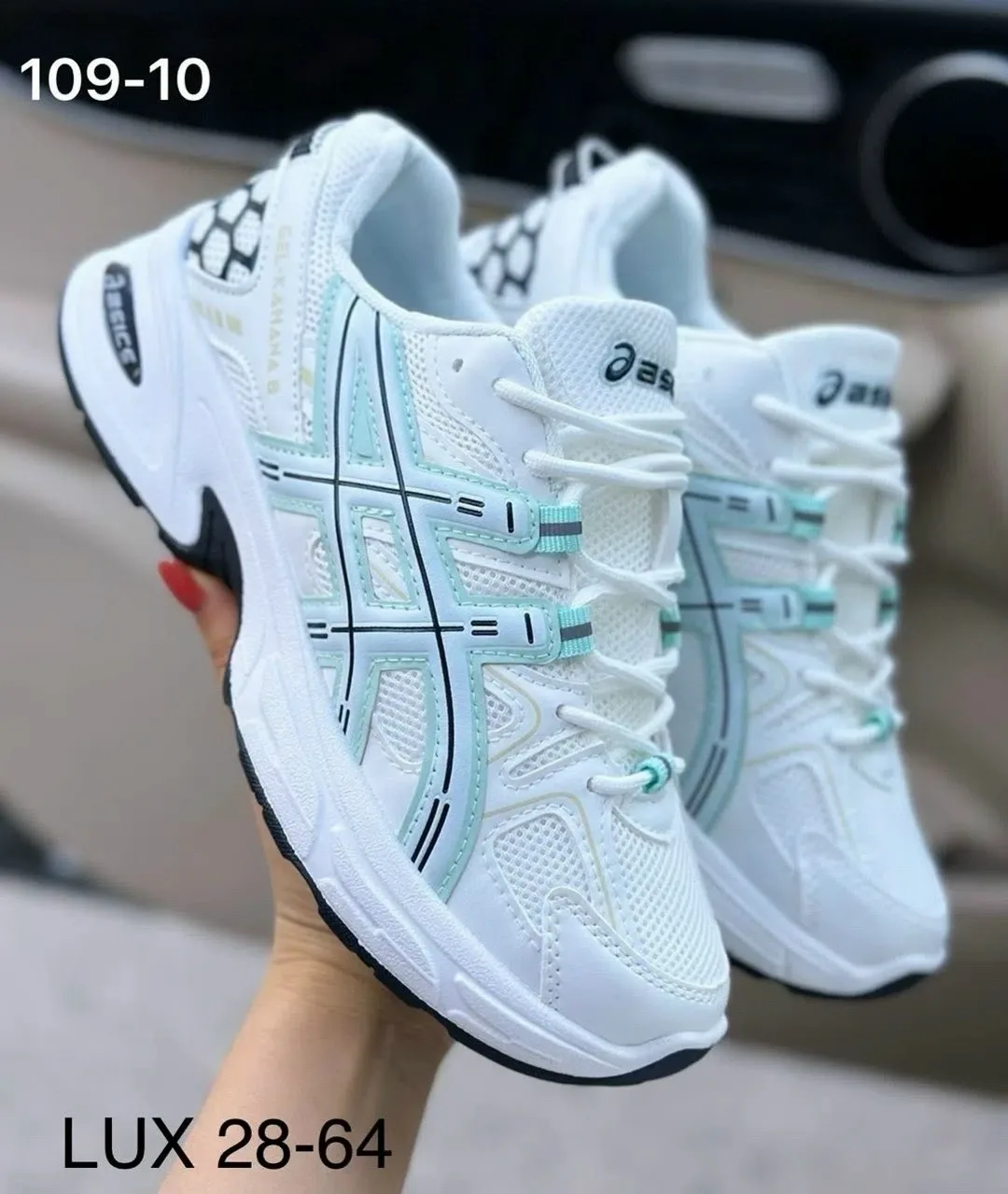 Кроссовки женские ASICS из экокожи — фото 5