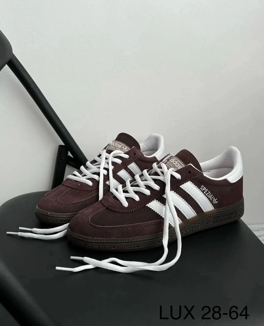 Женские кеды Adidas Samba из натуральной кожи — фото 5