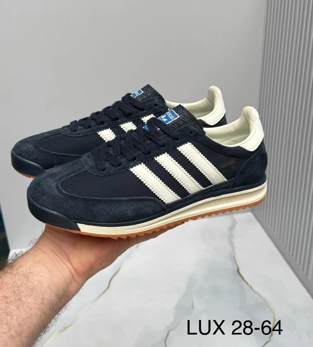 Кроссовки Adidas мужские натуральная замша — фото 1