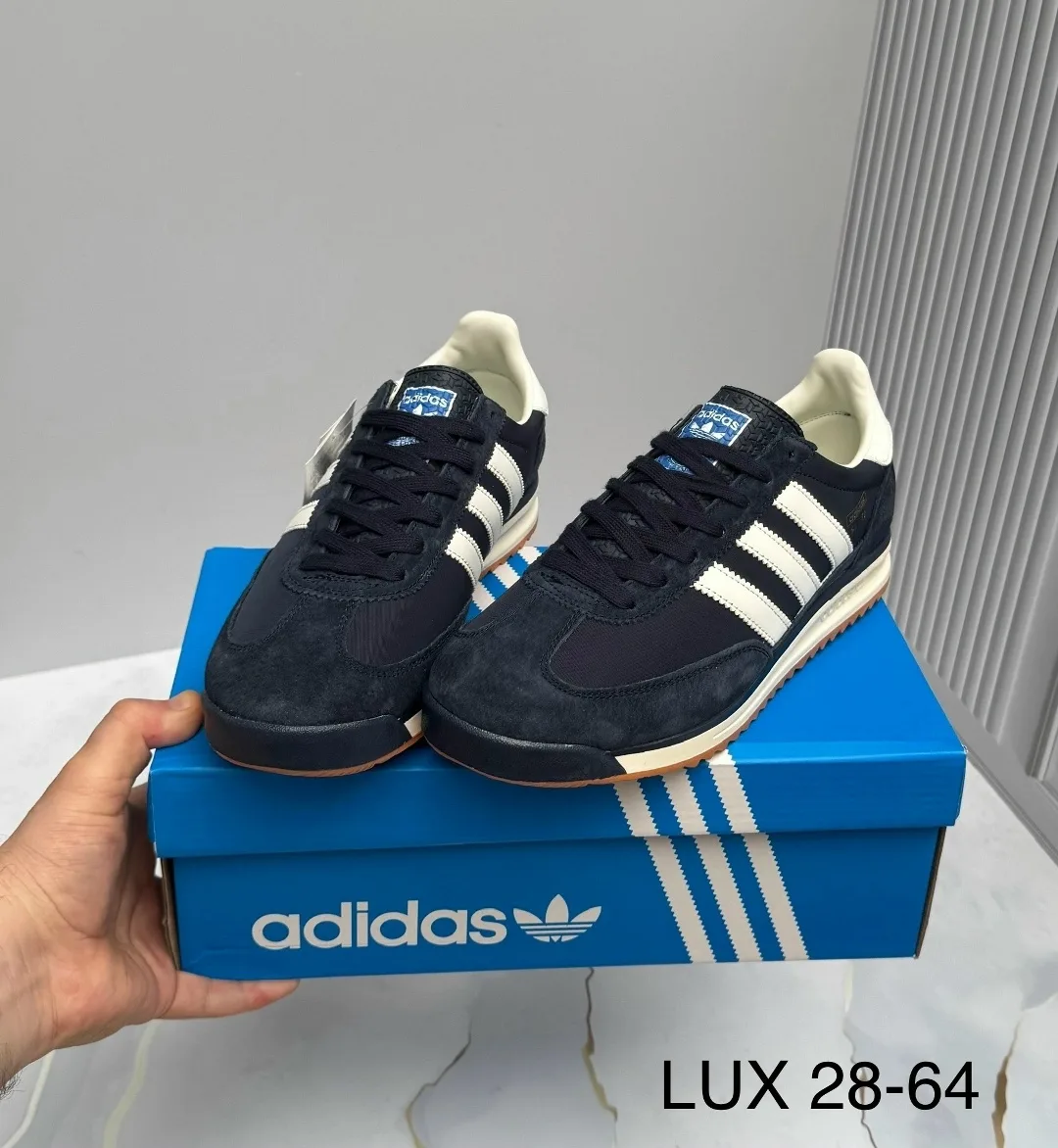 Кроссовки Adidas мужские натуральная замша — фото 4