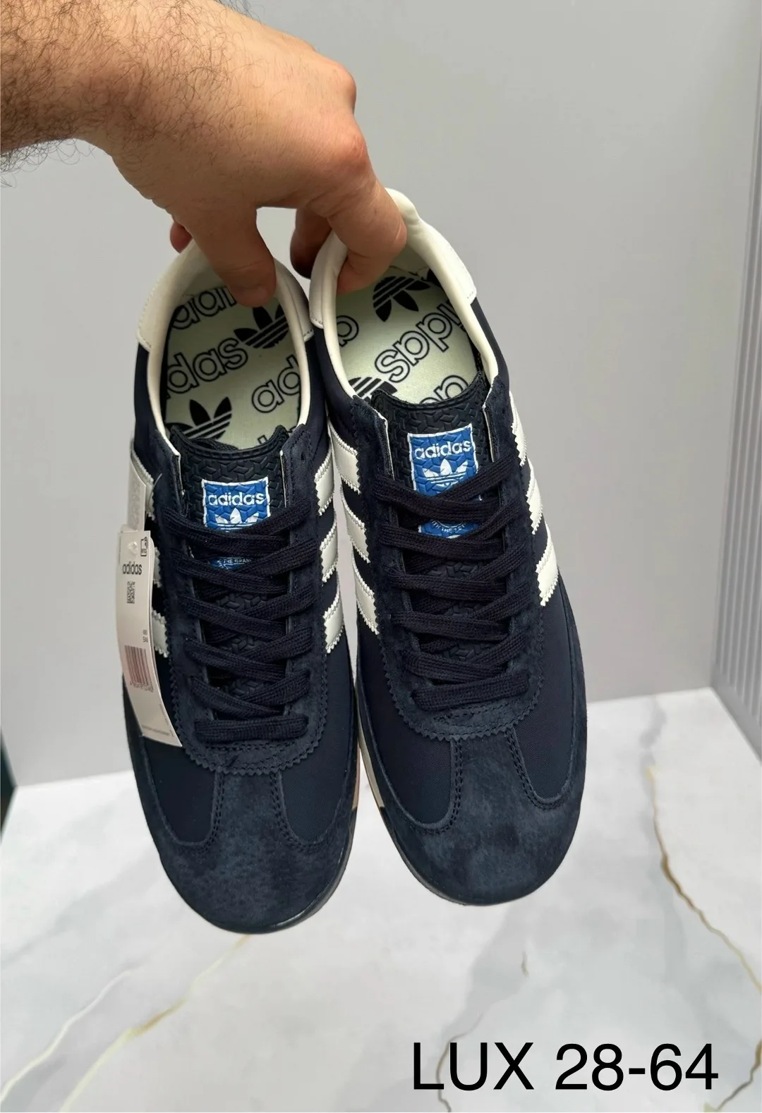 Кроссовки Adidas мужские натуральная замша — фото 8