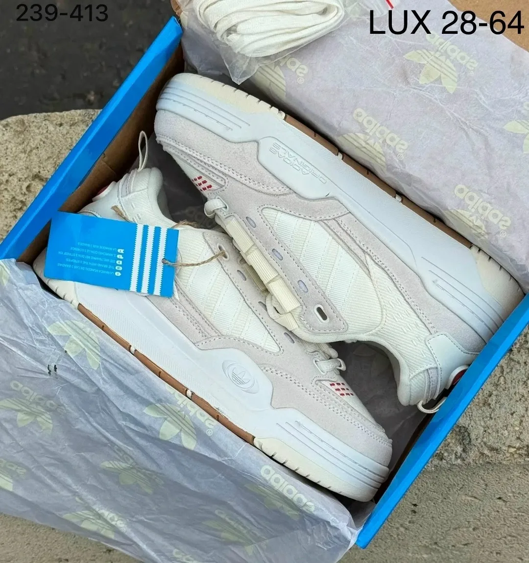 Кеды Adidas из натуральной кожи — фото 4