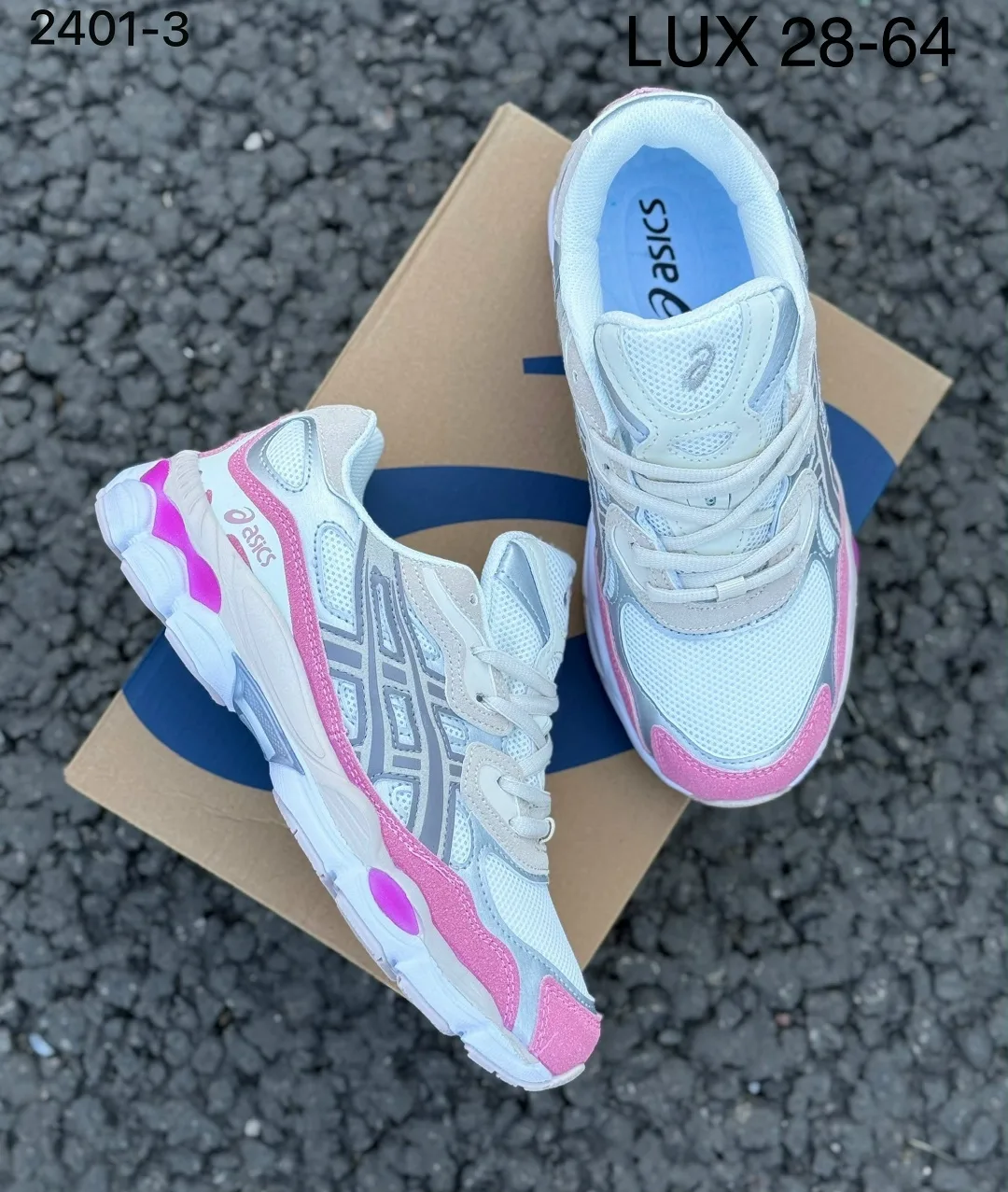 Женские туфли ASICS из натуральной замши — фото 2