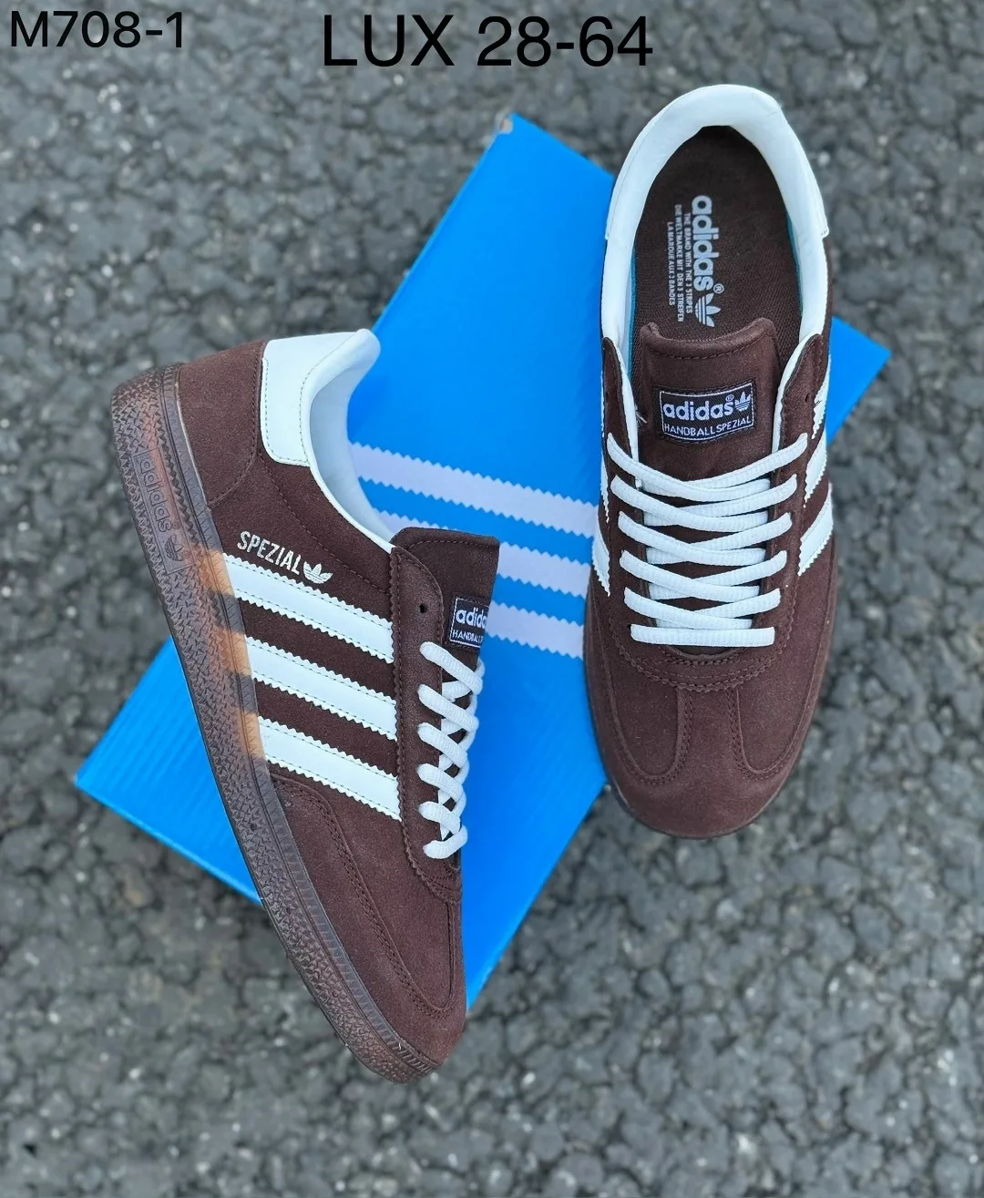 Кроссовки Adidas мужские натуральная замша — фото 5