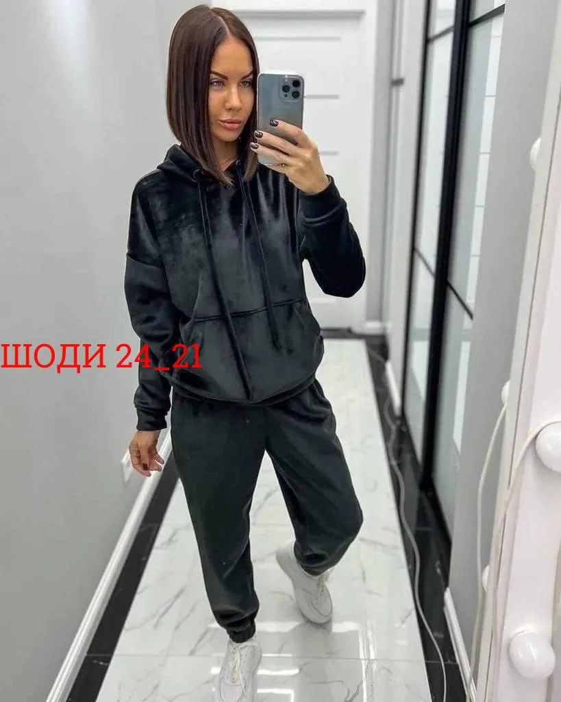 Костюм двойка велюр — фото 4