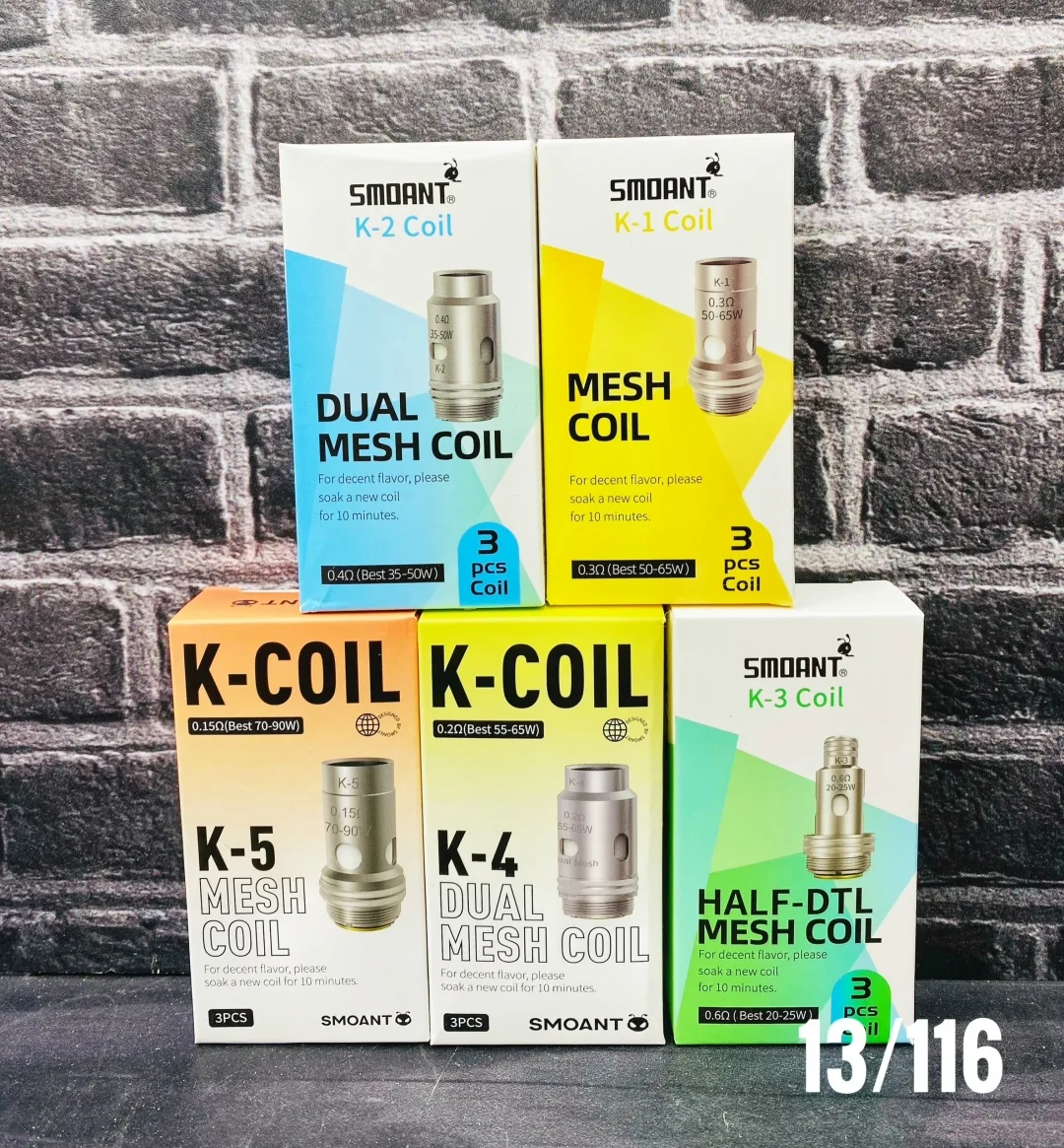 Набор из 3 штук крепежных элементов K-COIL k1 k2 k3
