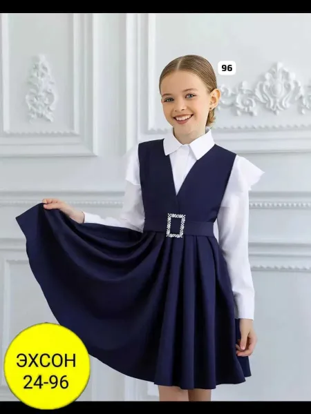 Супер Шикарный школьный костюм двойка — фото 2