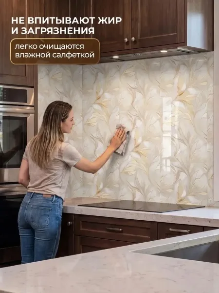 Панели самоклеящиеся для стен в ванную и кухню — фото 17