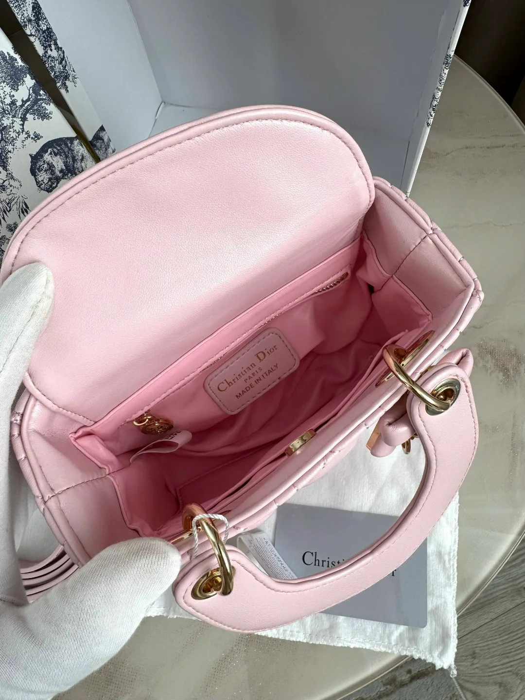 DIOR сумка из экокожи — фото 9