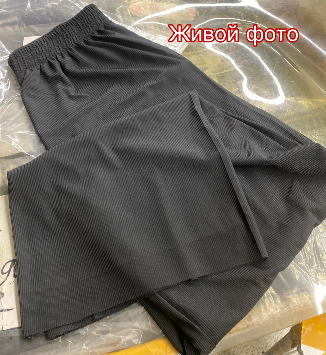 Брюки из рубчика — фото 6