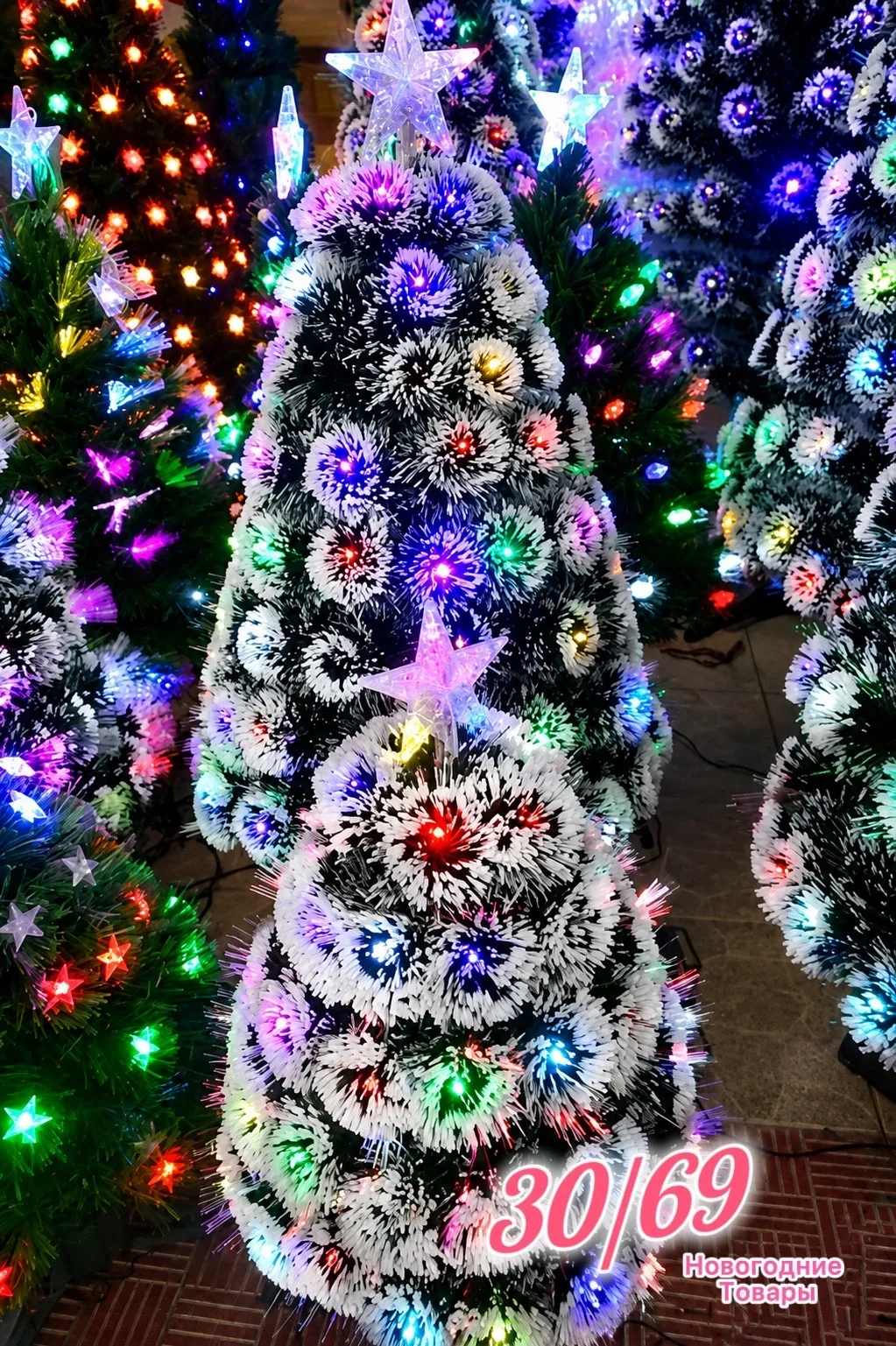 Новогодние елки светящиеся — фото 3