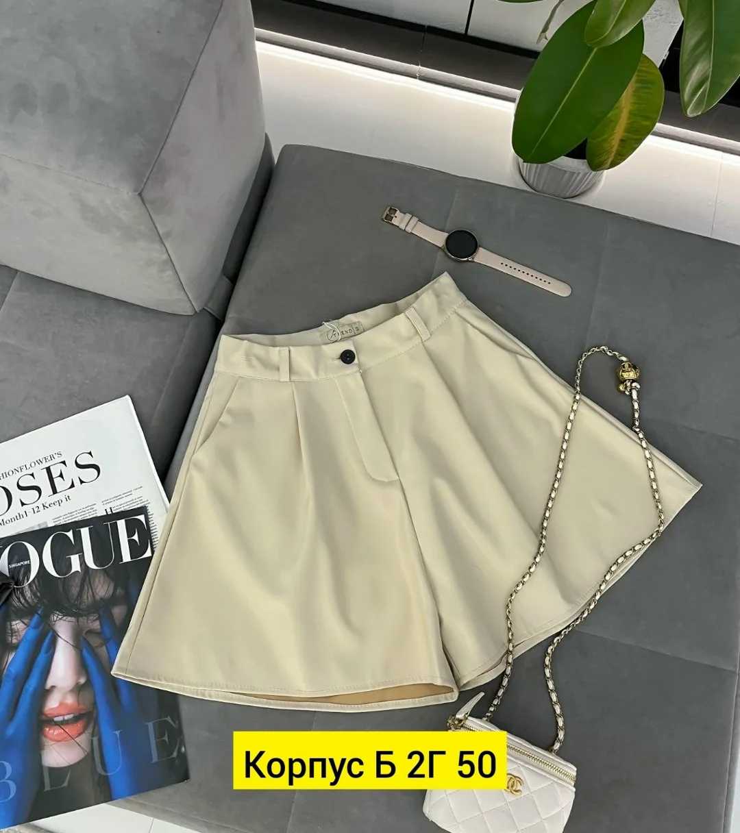 Шорты из экокожи — фото 5