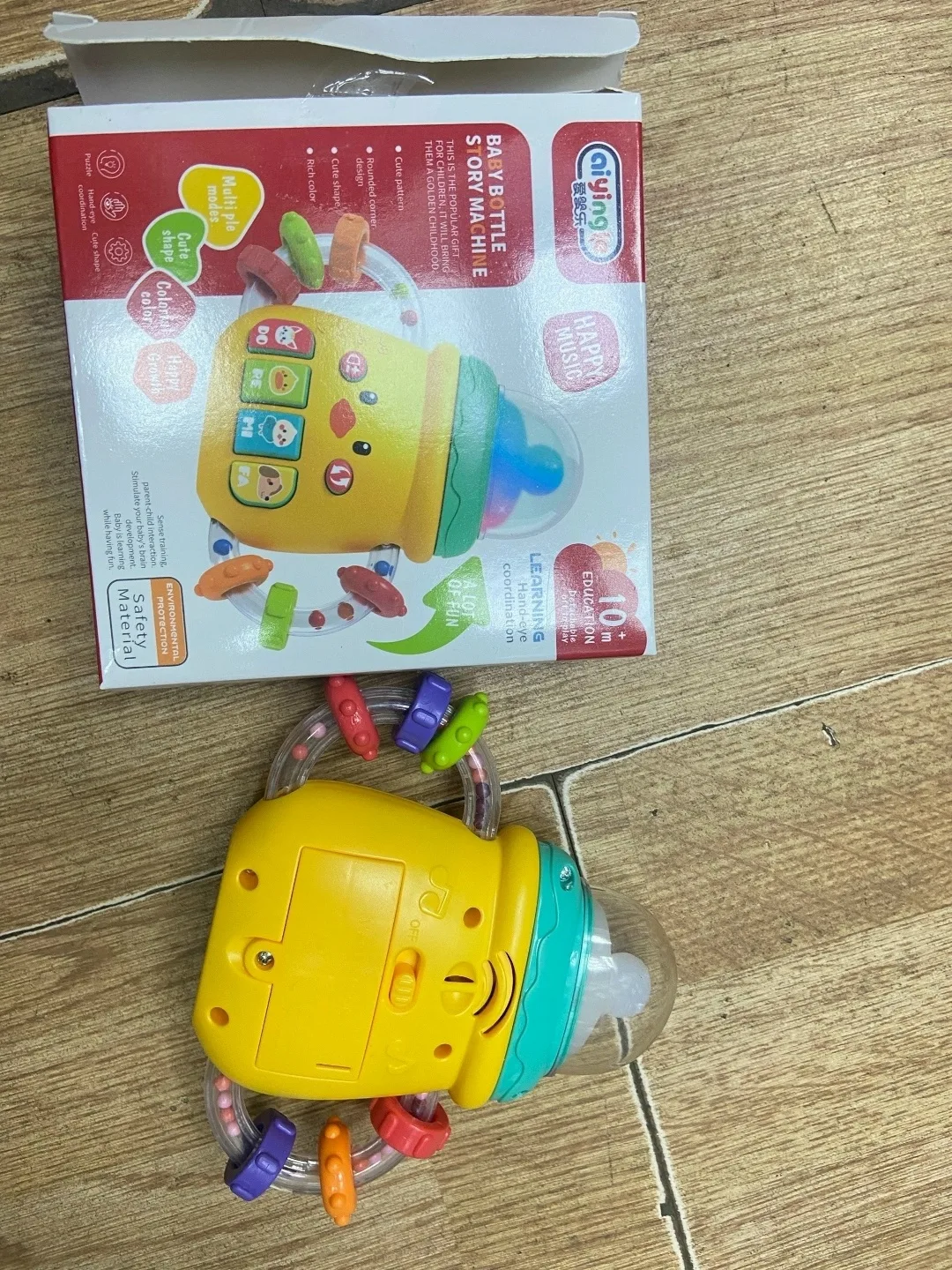 Развивающая игрушка на батарейках с функцией колыбельных — фото 4