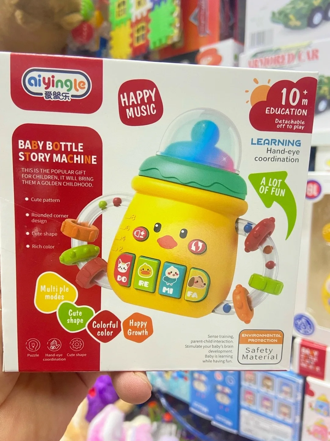 Развивающая игрушка на батарейках с функцией колыбельных — фото 8