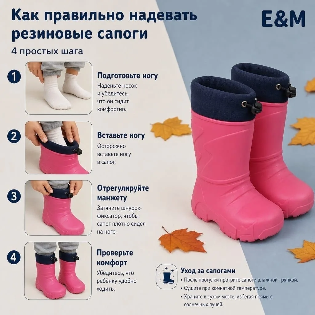 Детские сапоги осень-20 — фото 84
