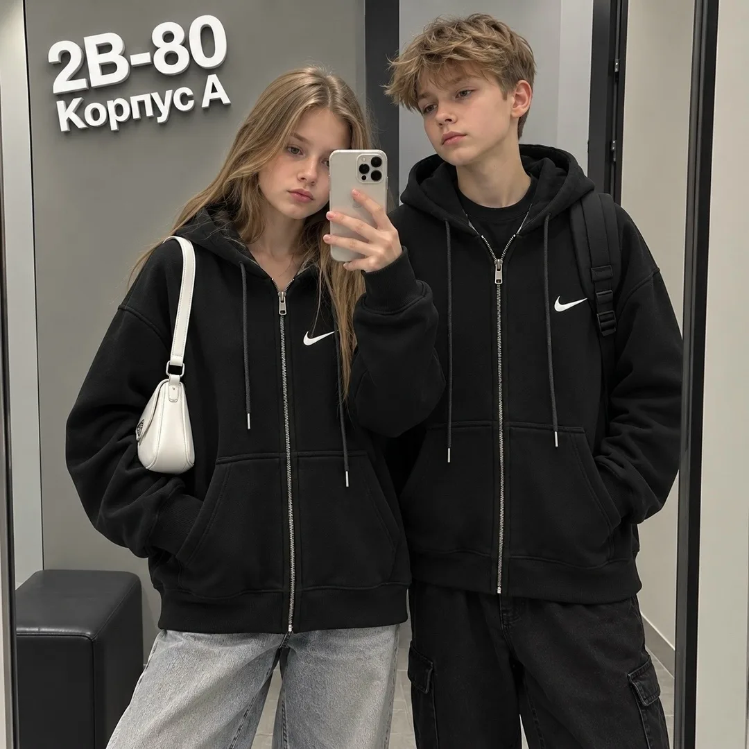 Толстовка с начёсом, подходит по росту от 146 до 170 — фото 1
